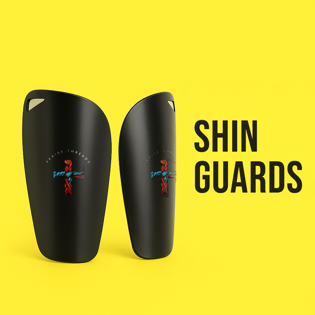 Praise Thread Black Shin Guards